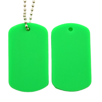 Artigifts Factory Supplier Custom Design Sublimation Military Blank Silicone Dog Tag Name Id Light Pendant Led Dog Tag